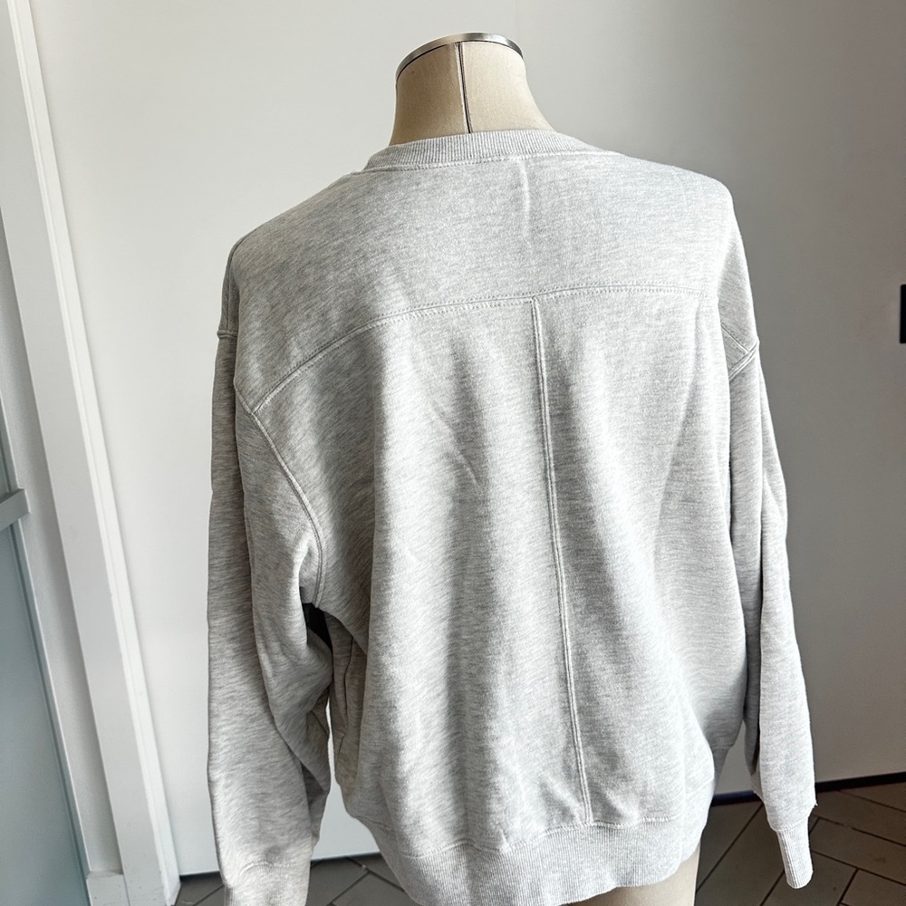 Gray Smiley Face Sweatshirt - Picture 4 of 5